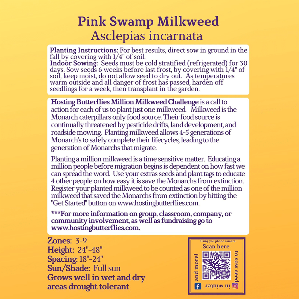 Pink Swamp Planting Instructions